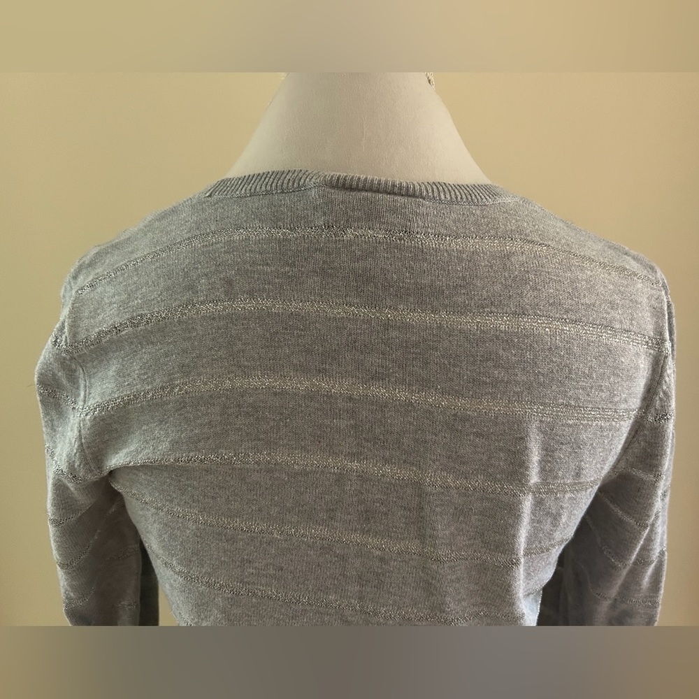 Pretty Gray w/Silver Sweater - Picture 6 of 6